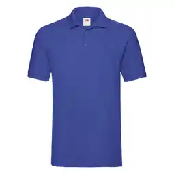 Decathlon Unisex Premium poloshirt voor volwassenen (Koningsblauw) aanbieding
