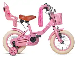 Decathlon Nogan Butterfly Kinderfiets - 12 inch - Roze aanbieding