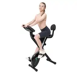 Decathlon Hometrainer Opvouwbare, X-Bike, 8 Weerstandsniveaus, Compact en Stil aanbieding