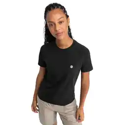 Decathlon Dames Wandelen wandel t-shirt met korte mouwen Eiger Zwart aanbieding