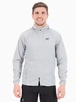 Decathlon lichtgrijze THEO windjack aanbieding