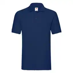Decathlon Unisex Premium poloshirt voor volwassenen (Marine) aanbieding