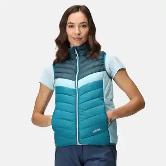 Decathlon Bodywarmer Wandelen Dames Geïsoleerd Waterafstotend Harrock Ii aanbieding