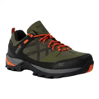 Decathlon Heren Samaris III Laag Loopschoenen (Cypresgroen/Blaze oranje) aanbieding