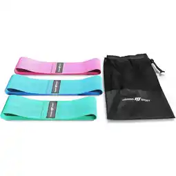 Decathlon Set van 3 stoffen weerstandsbanden aanbieding