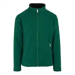 Decathlon Heren Garrian II Full Zip Fleece Jacket (Regenwoud/Zwart) aanbieding