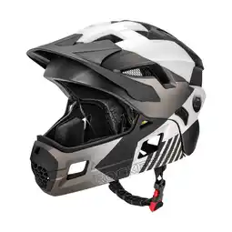 Decathlon ROCKBROS Kids BMX-helm, integraalhelm voor mountainbikes, maat S/M (48-58 cm) aanbieding