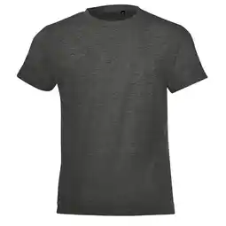 Decathlon Kinderen/Kinderen Heather Normaal TShirt (Houtskoolmelange) aanbieding