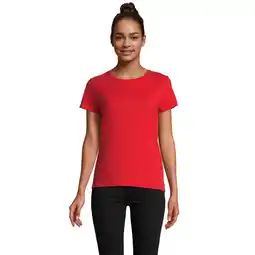 Decathlon Dames Pioneer TShirt (Helder rood) aanbieding