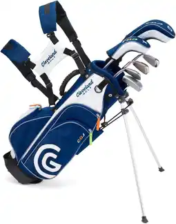 Decathlon Cleveland Junior Golfclubset 7-9 Jaar Rechtshandig 120-140 cm aanbieding