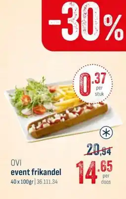Horeca totaal OVI event frikandel aanbieding