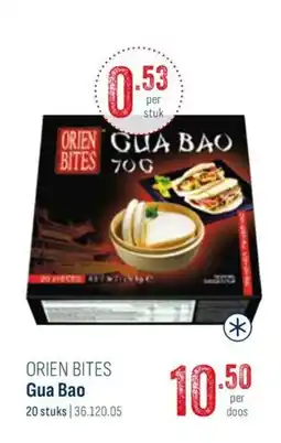 Horeca totaal Orien bites gua bao aanbieding