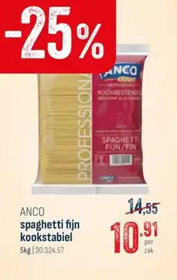 Horeca totaal Anco spaghetti fijn kookstabiel aanbieding