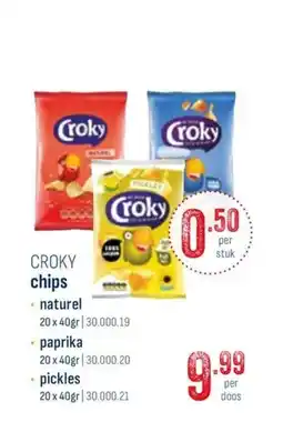 Horeca totaal Croky chips aanbieding