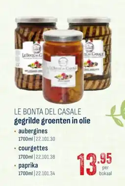 Horeca totaal Le bonta del casale gegrilde groenten in olie aanbieding