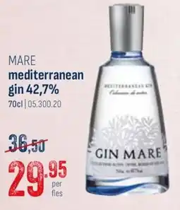 Horeca totaal Mare mediterranean gin 42,7% aanbieding