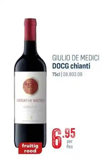 Horeca totaal Giulio de medici DOCG chianti aanbieding