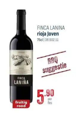 Horeca totaal Finca Lanina rioja Joven aanbieding