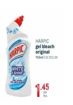 Horeca totaal Harpic gel bleach original aanbieding