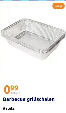 Action Barbecue grillschalen aanbieding