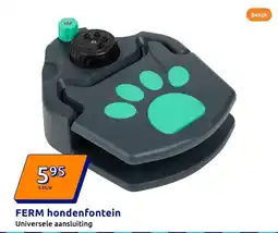 Action FERM hondenfontein aanbieding
