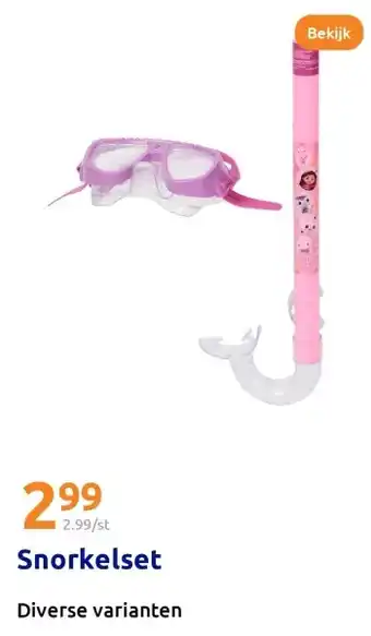 Action Snorkelset aanbieding