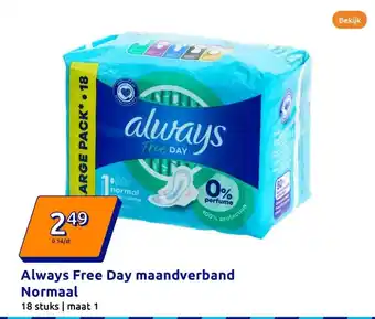 Action Always Free Day maandverband Normaal aanbieding