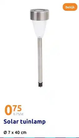 Action Solar tuinlamp aanbieding