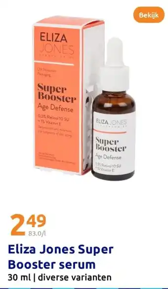 Action Eliza Jones Super Booster serum aanbieding