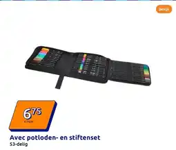 Action Avec potloden- en stiftenset aanbieding