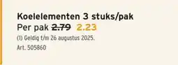 GAMMA Koelelementen 3 stuks/pak aanbieding
