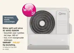 GAMMA Qlima split-unit airco SC 6053 5280W aanbieding