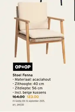 GAMMA Stoel Fenna aanbieding
