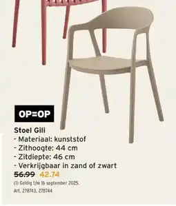 GAMMA Stoel Gili aanbieding