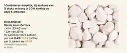 GAMMA Ronde keien Carrara aanbieding