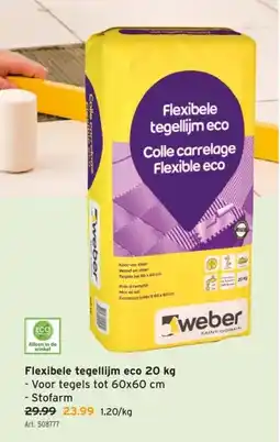 GAMMA Flexibele tegellijm eco 20 kg aanbieding