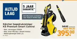 GAMMA Kärcher hogedrukreiniger K5 Premium Smart Control aanbieding