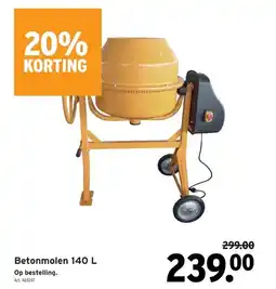 GAMMA Betonmolen 140 L aanbieding