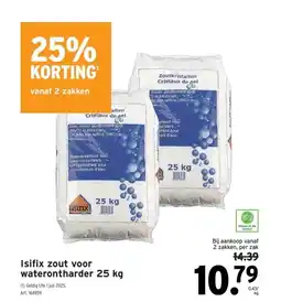 GAMMA Isifix zout voor waterontharder 25 kg aanbieding