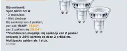 GAMMA Spot GU10 50 w aanbieding