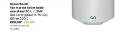 GAMMA Van Marcke boiler natte weerstand 50 L -1,5kW aanbieding