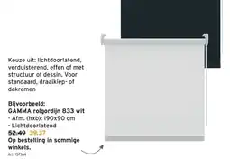 GAMMA GAMMA rolgordijn 833 wit aanbieding