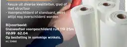 GAMMA Glasweefsel voorgeschilderd ruit 119 25m aanbieding