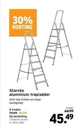 GAMMA Starcko aluminium trapladder aanbieding
