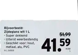 GAMMA Zijdeglans wit 1 L aanbieding