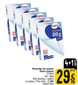 Cora Ramette de papier cora A4 aanbieding