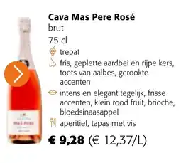 Colruyt Cava Mas Pere Rosé aanbieding