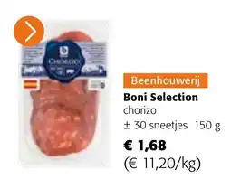 Colruyt Boni Selection chorizo aanbieding