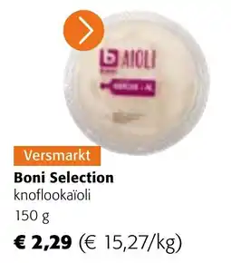 Colruyt Boni Selection knoflookaïoli aanbieding