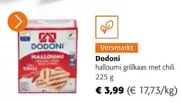 Colruyt Dodoni halloumi grillkaas met chili aanbieding